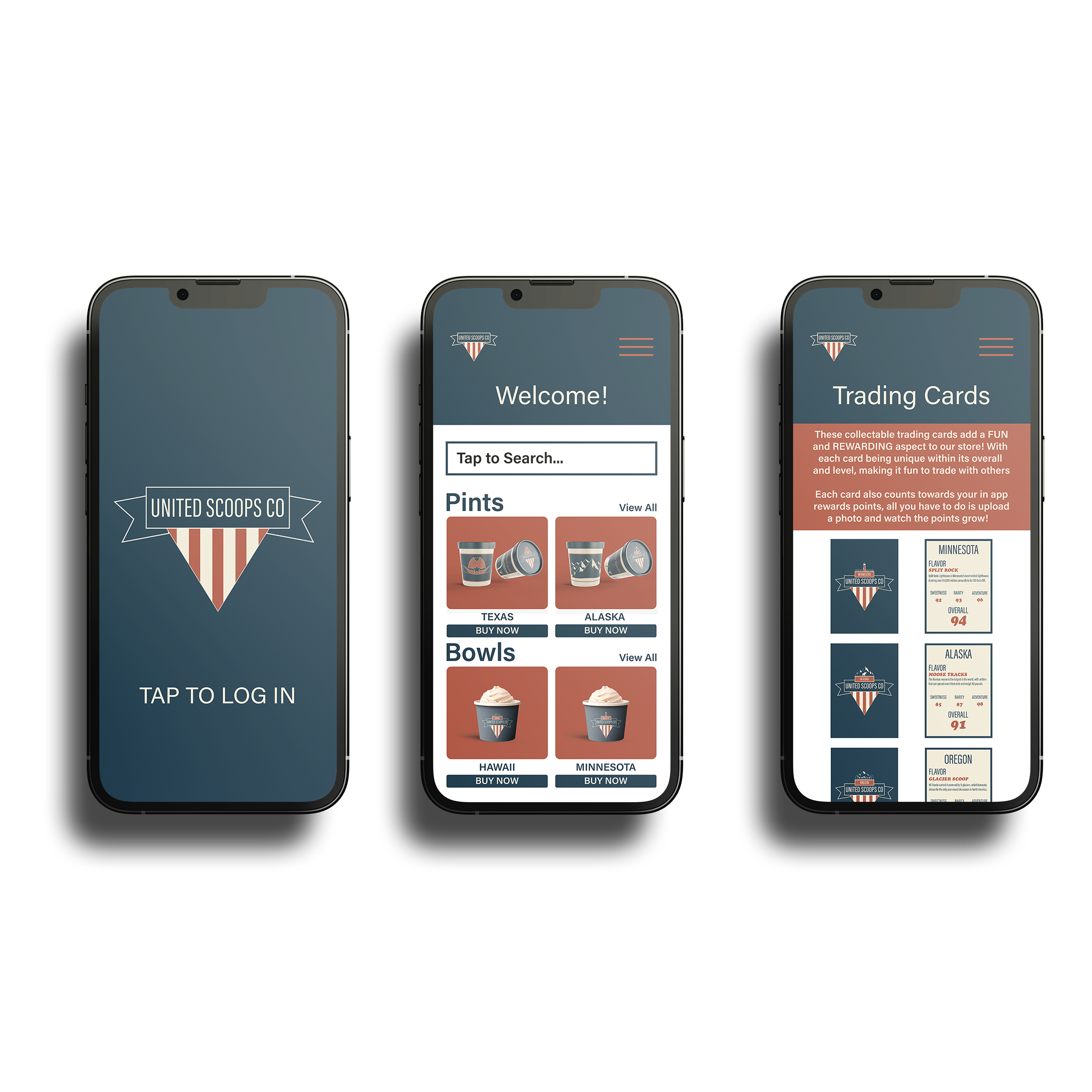 United scoops  phone mockup